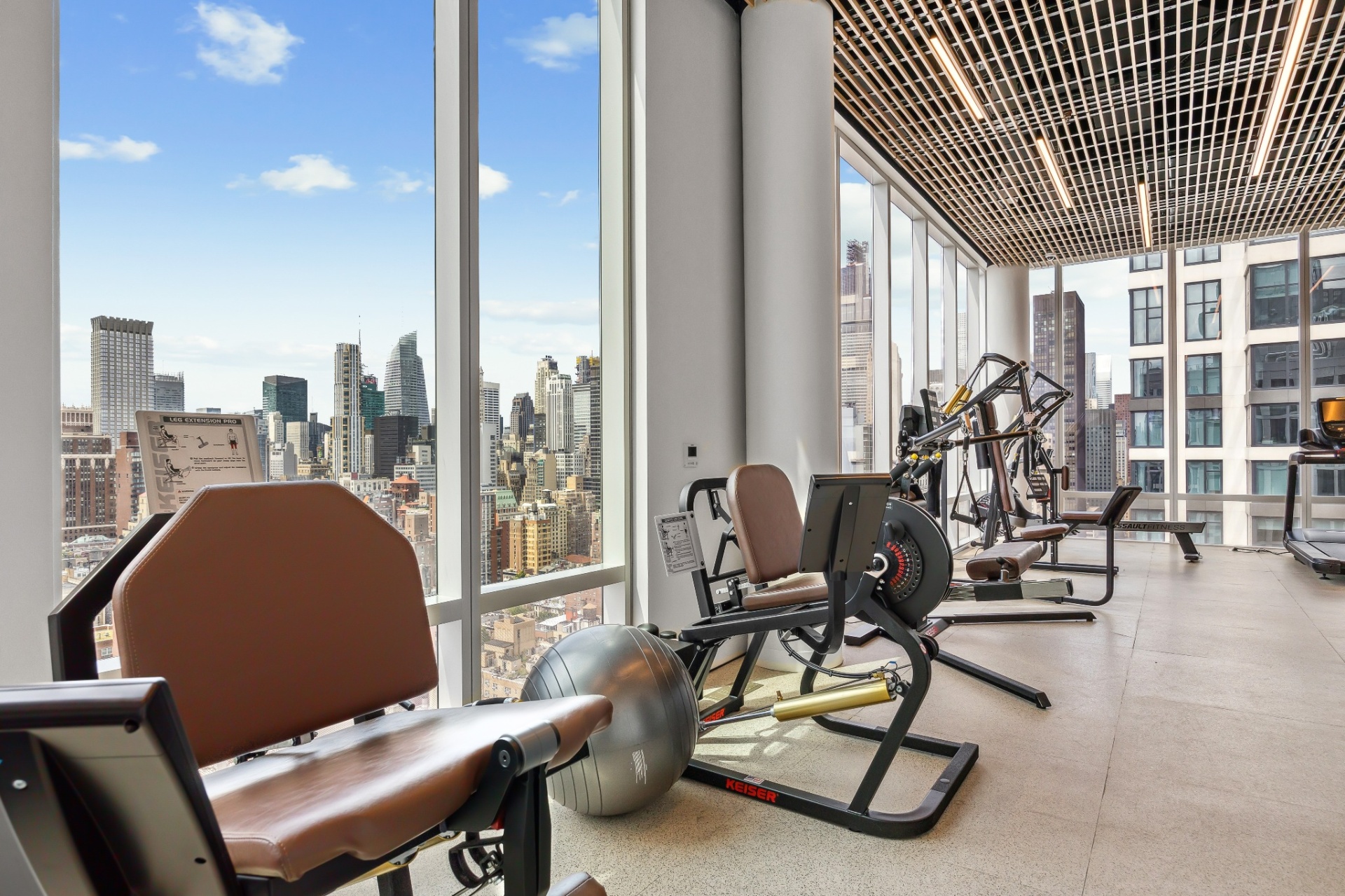 Fitness center with private training studio